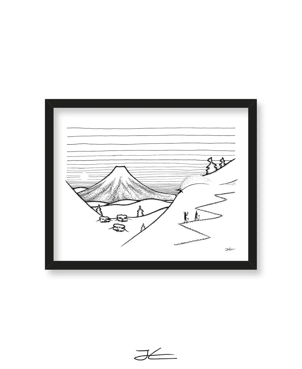 Powderlife Gentemstick Collab - Print/ Framed Print