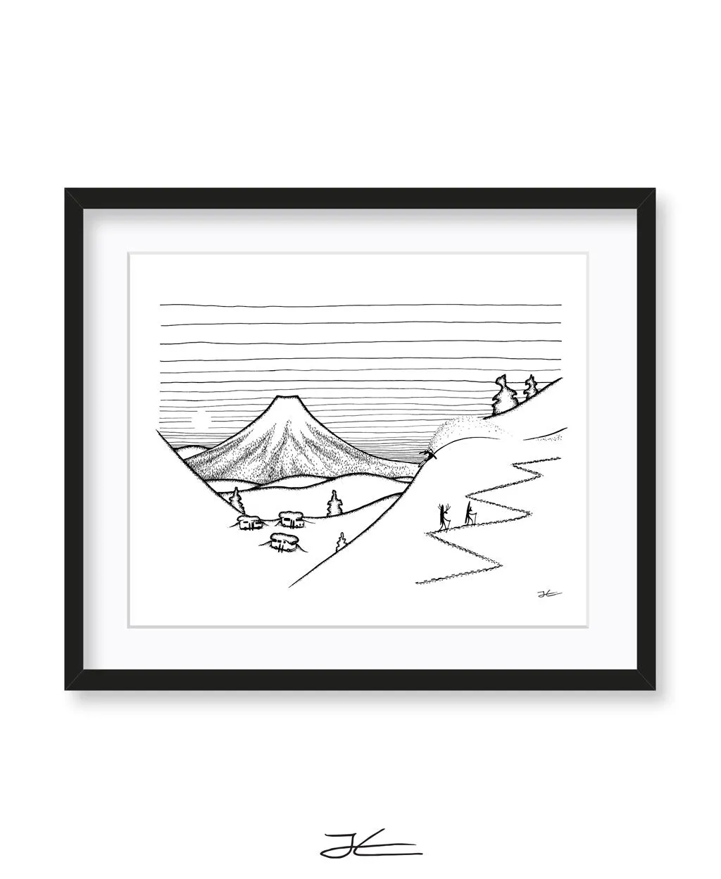 Powderlife Gentemstick Collab - Print/ Framed Print