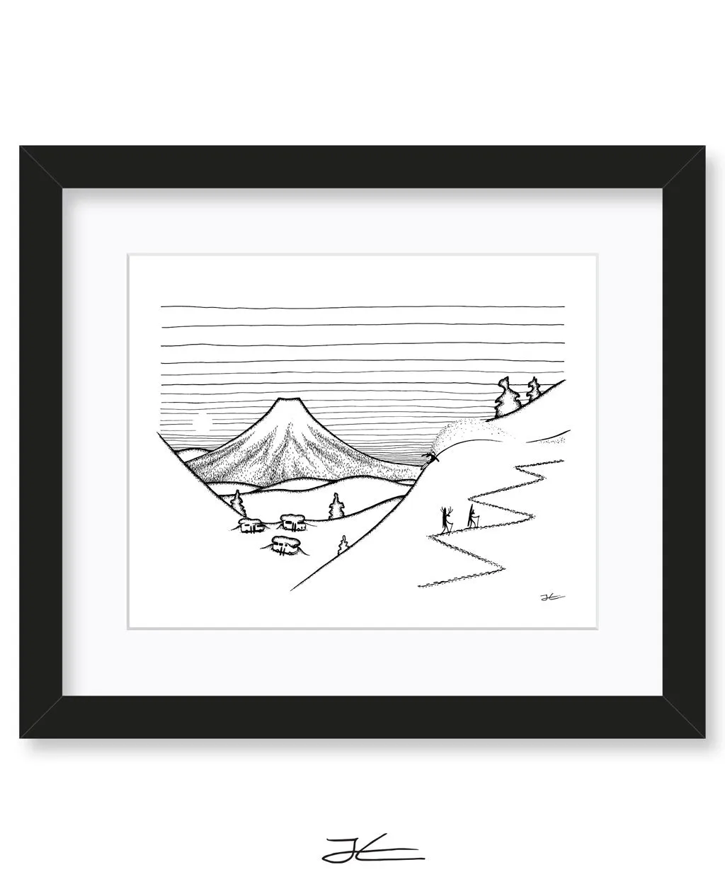 Powderlife Gentemstick Collab - Print/ Framed Print