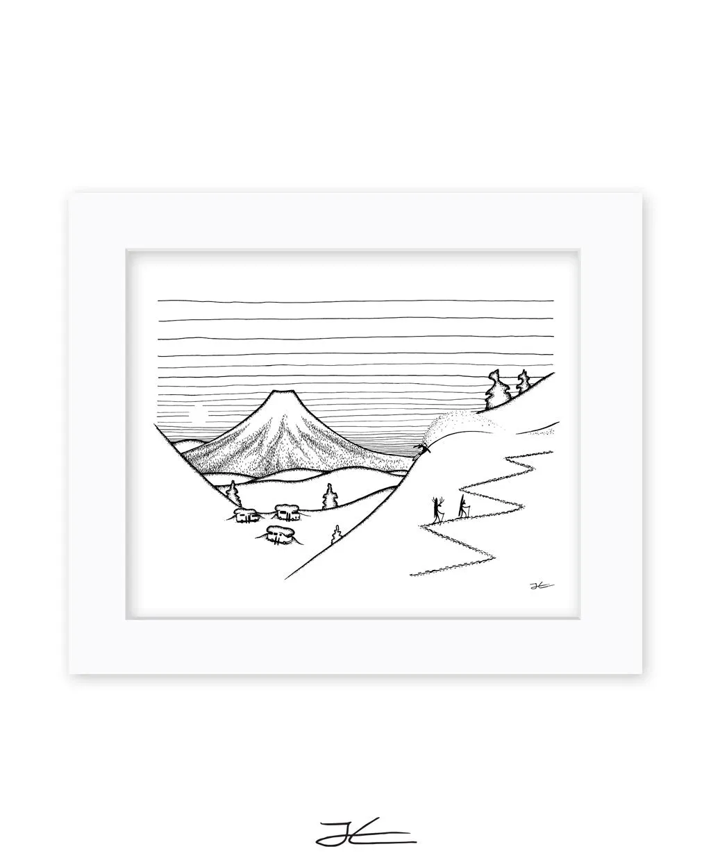 Powderlife Gentemstick Collab - Print/ Framed Print