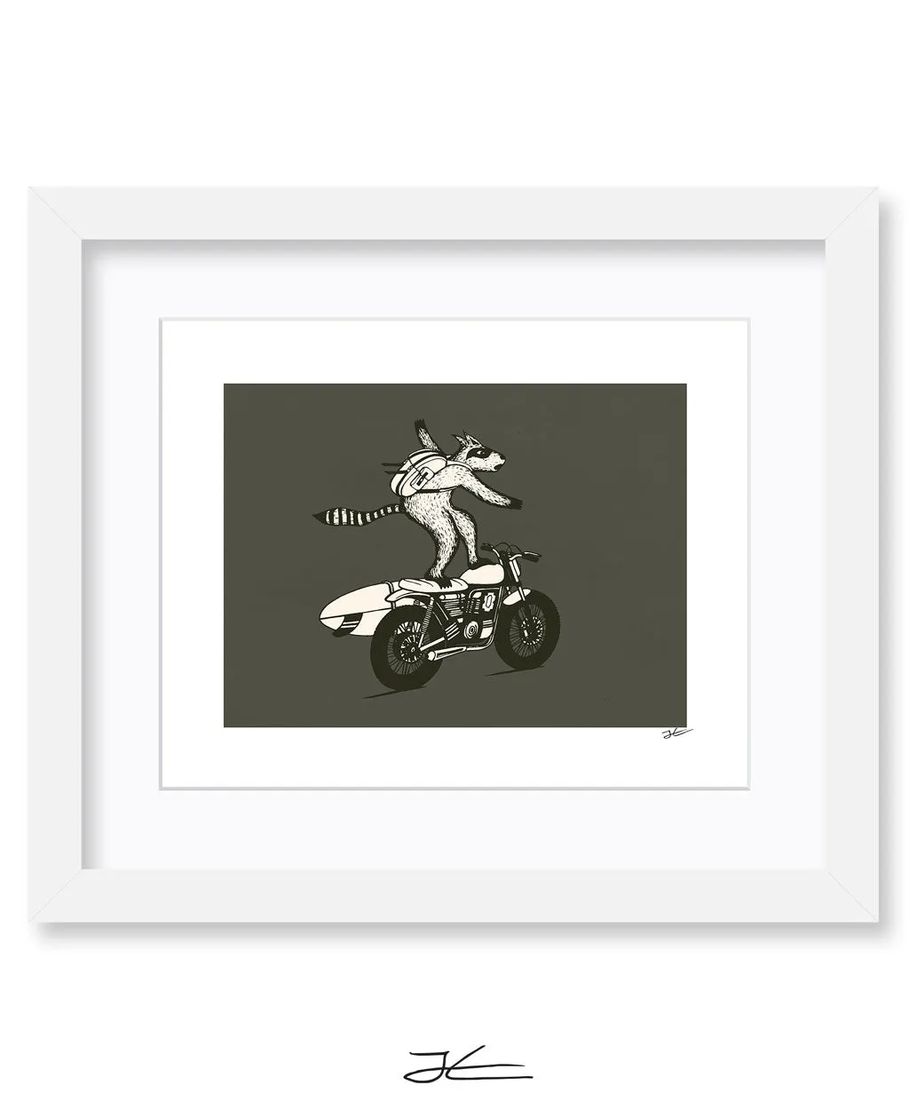 Radical Raccoon - Print/ Framed Print