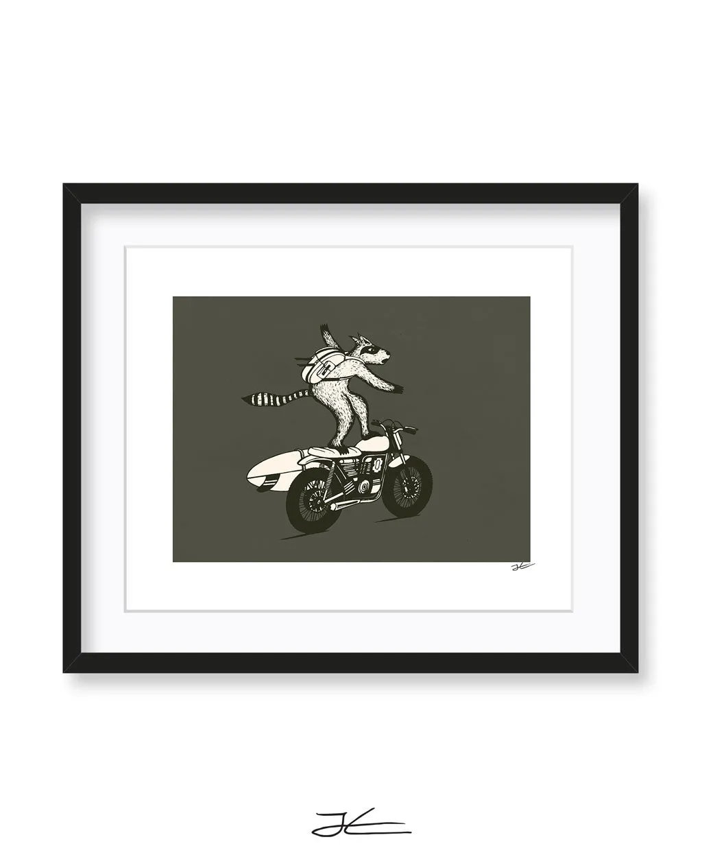 Radical Raccoon - Print/ Framed Print