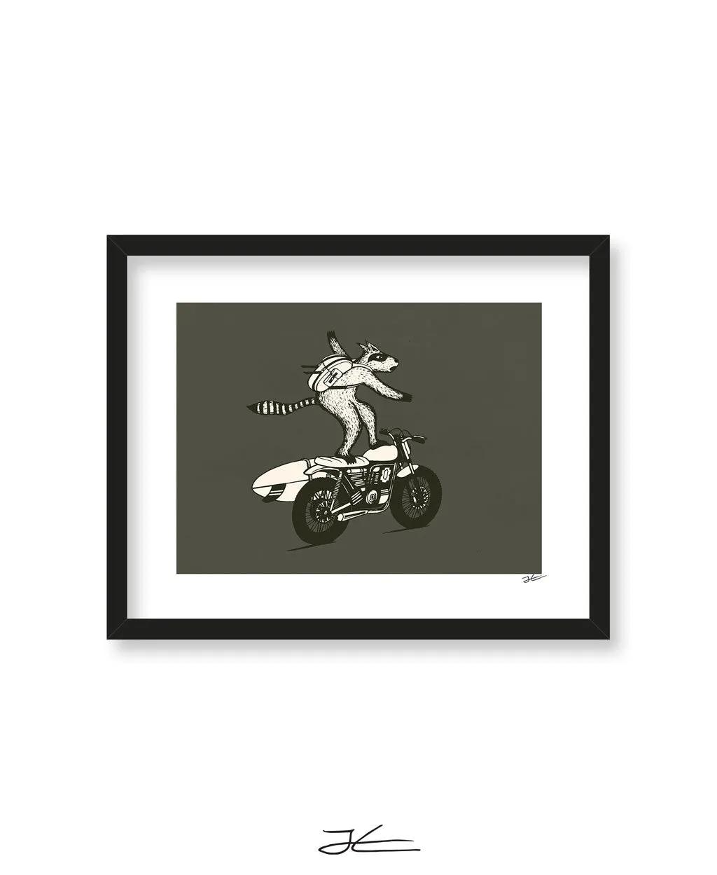 Radical Raccoon - Print/ Framed Print