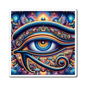 Refrigerator Magnet -  Eye of Horus by Meta Zen - Friend Gift Symbol Spiritual Egyptian