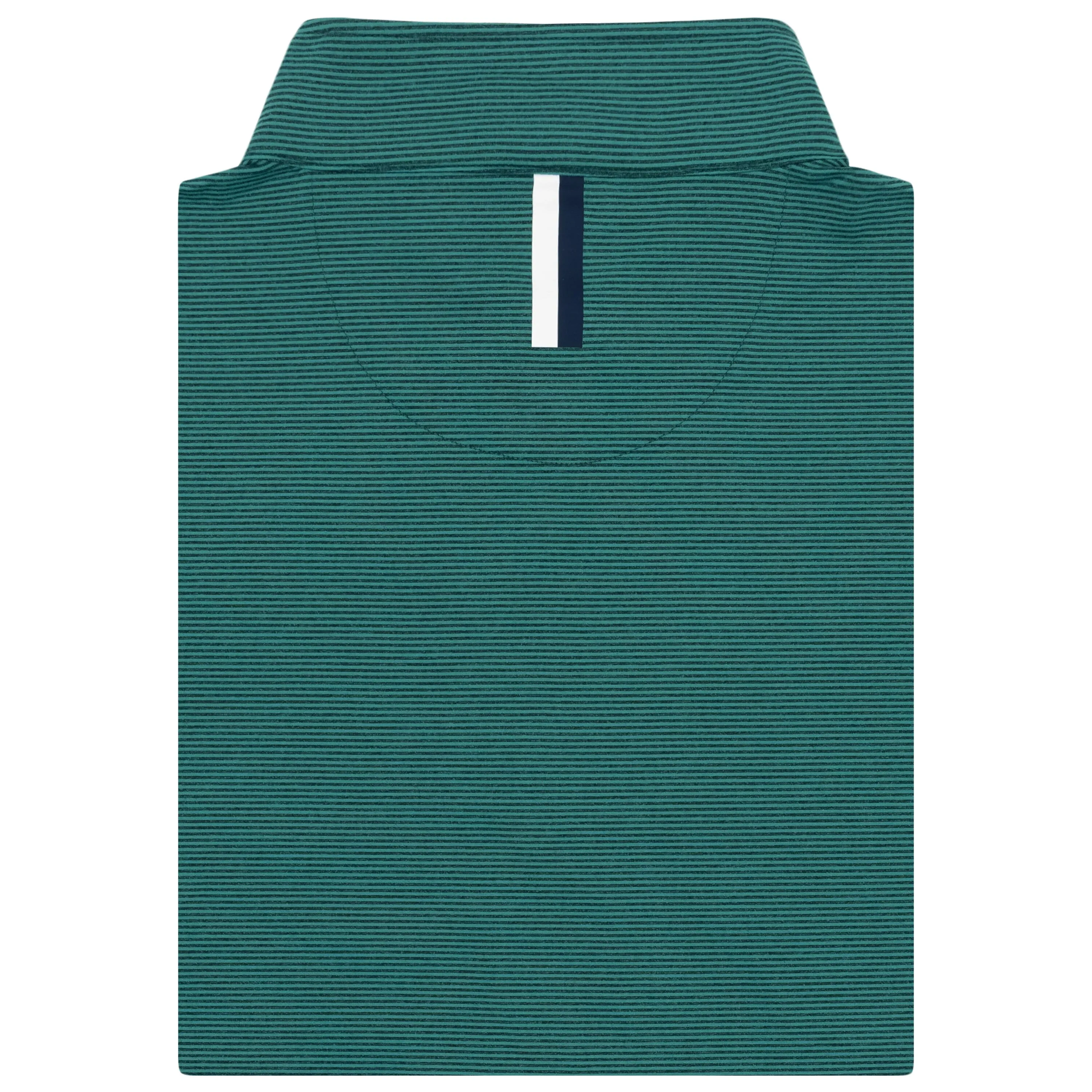 Riva Heather Stripe Performance Q-Zip | The Riva Heather Stripe - Leaf Green/Ponderosa Green