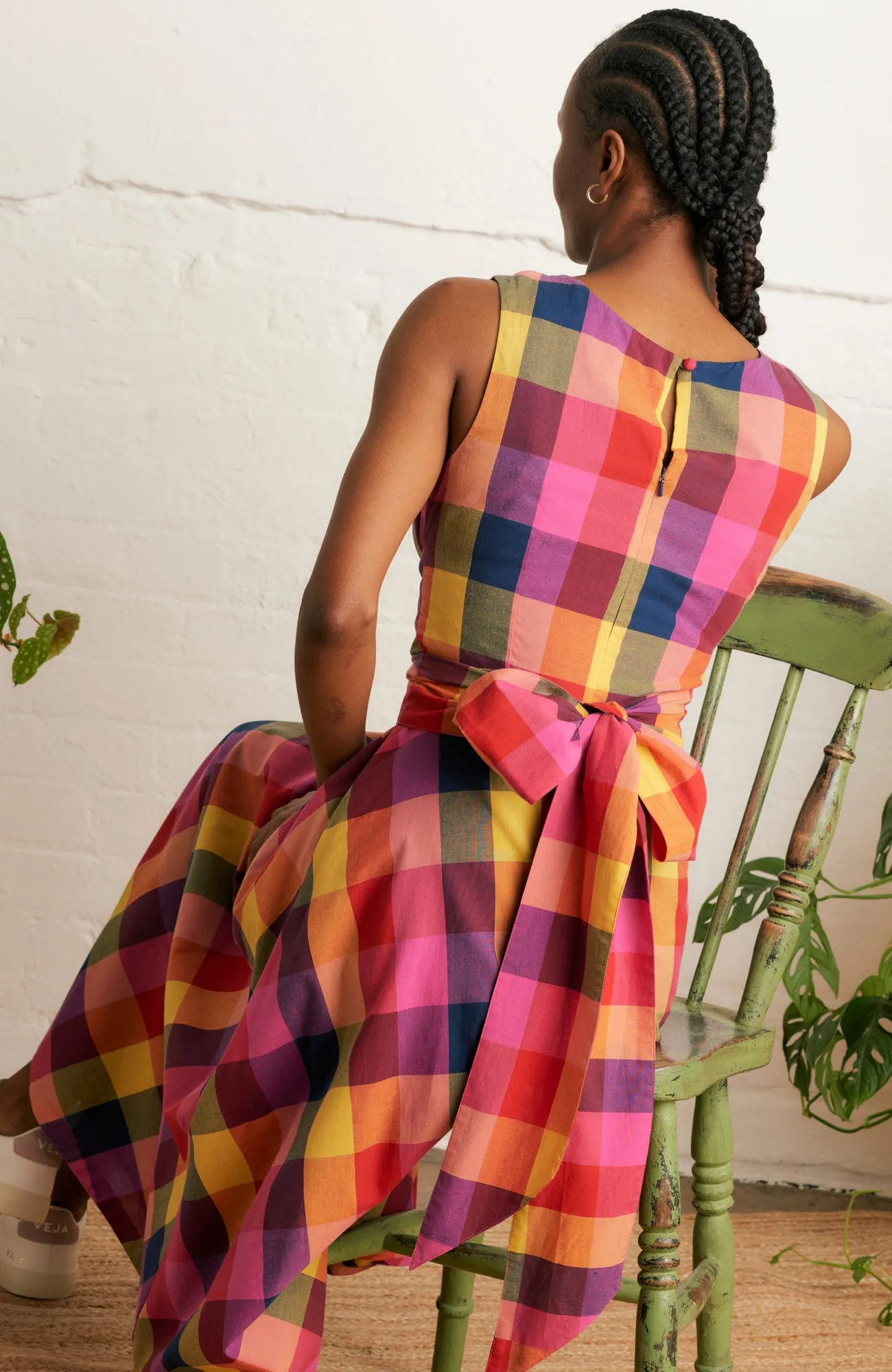 Roberta Jaipur Plaid Dress