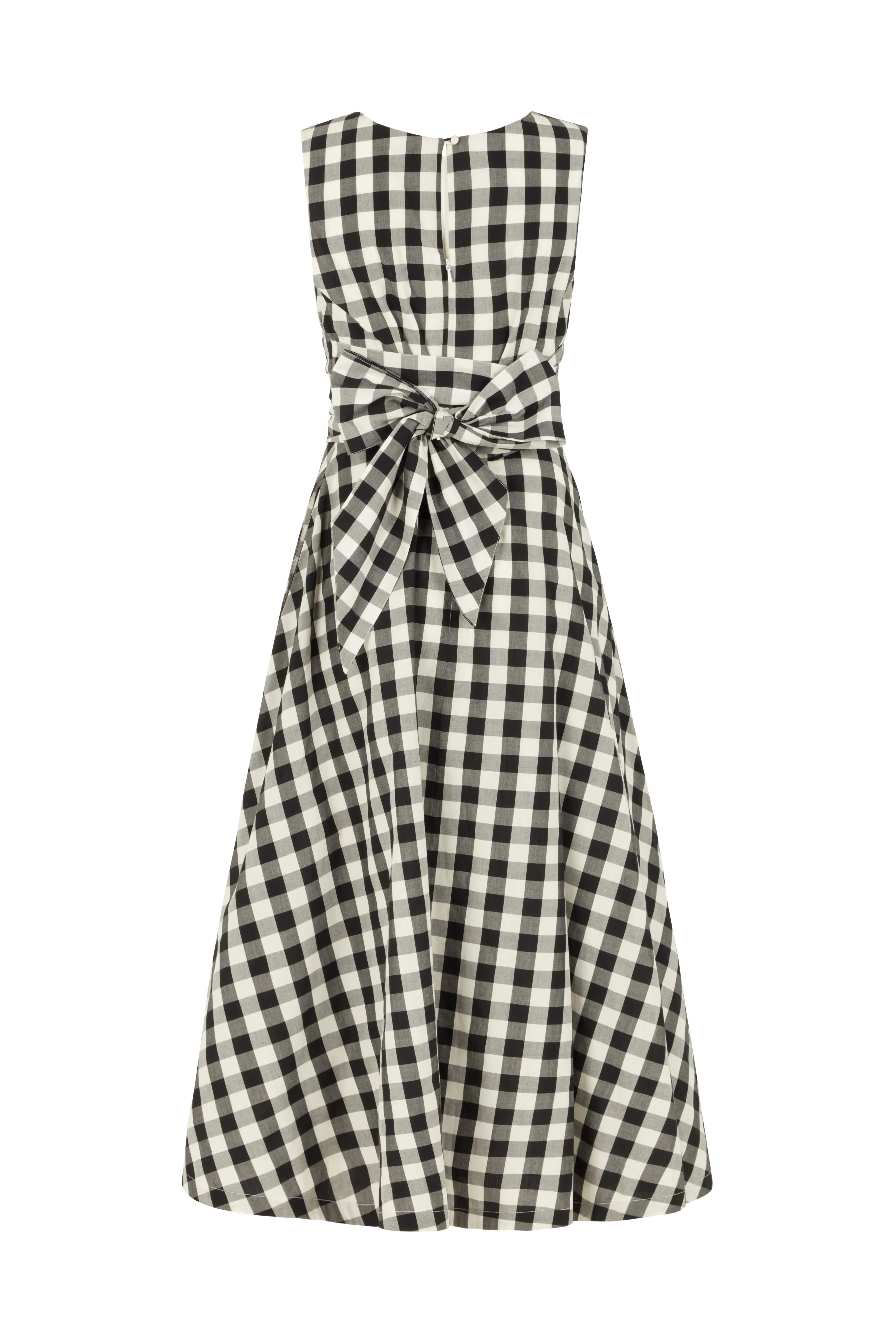 Roberta Monochrome Check Dress