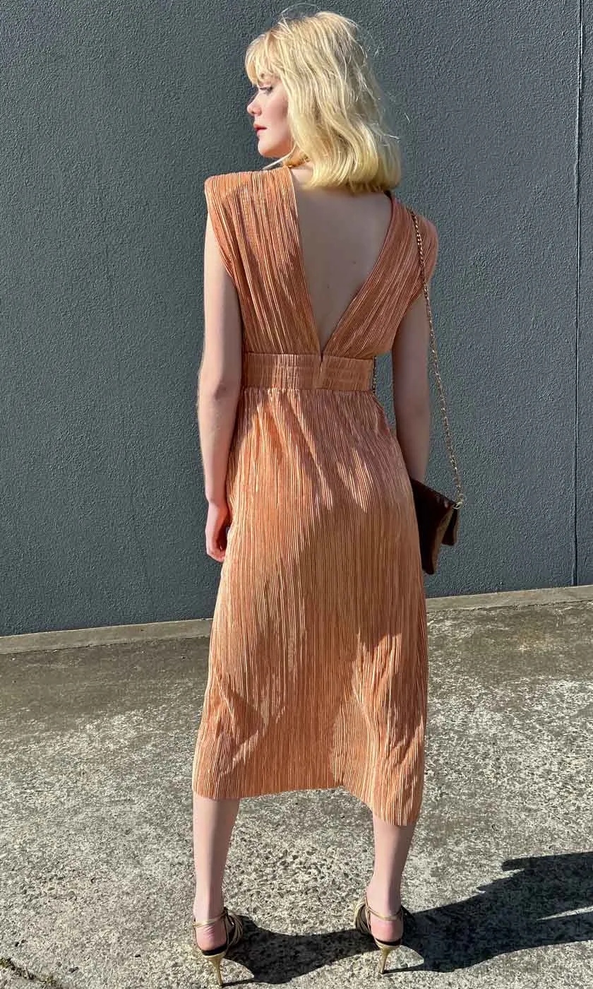 Sabina Musayev Margo Dress - Peach