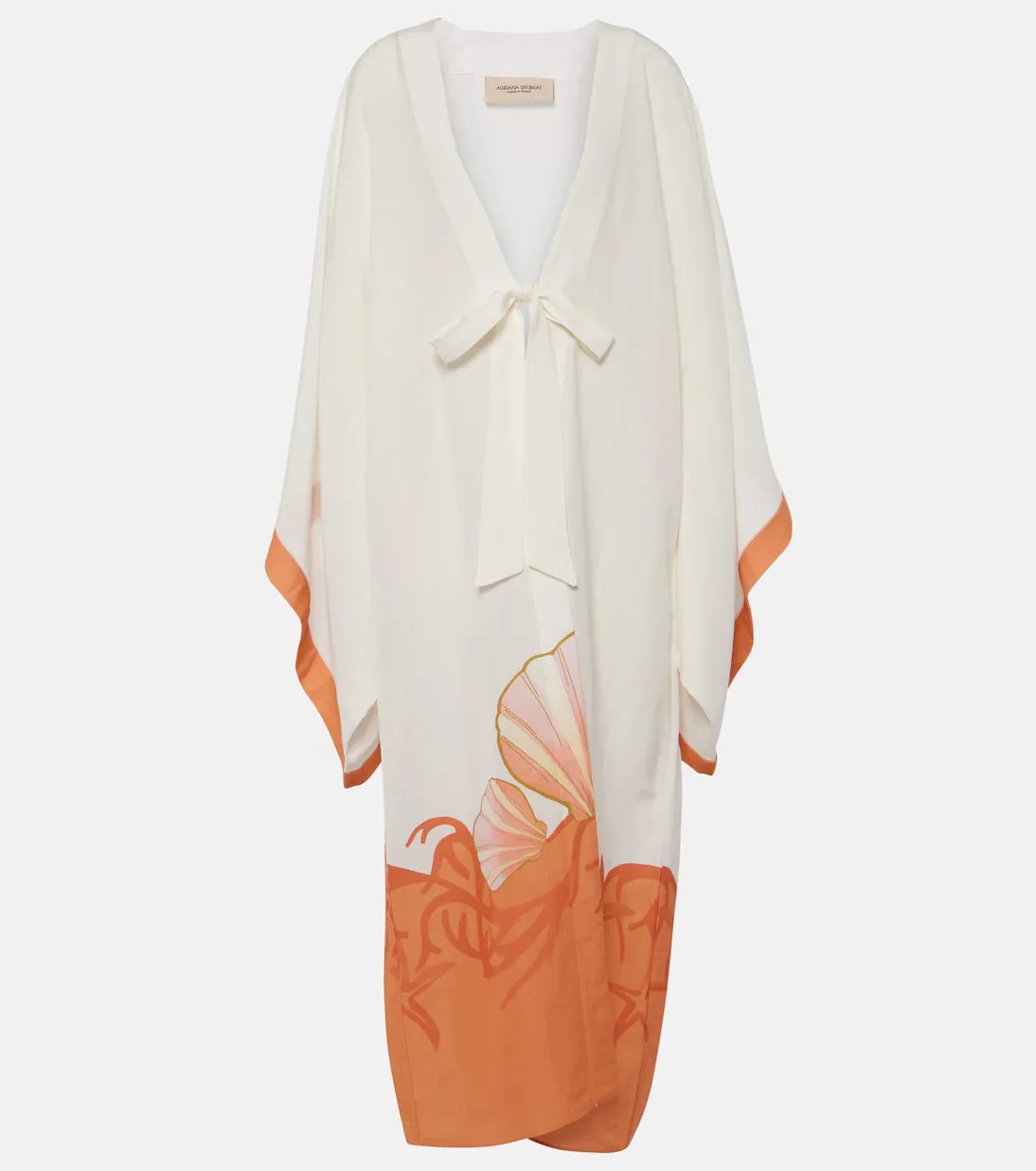 Seashell-Inspired Long Maxi Robe - Elegant and Comfortable Beach Cover-Up