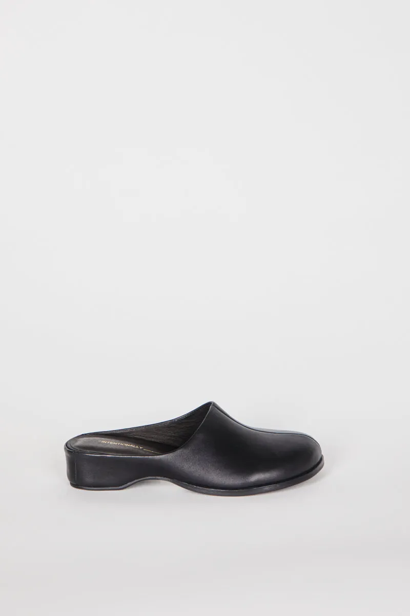 Shift Leather Bubble Clog