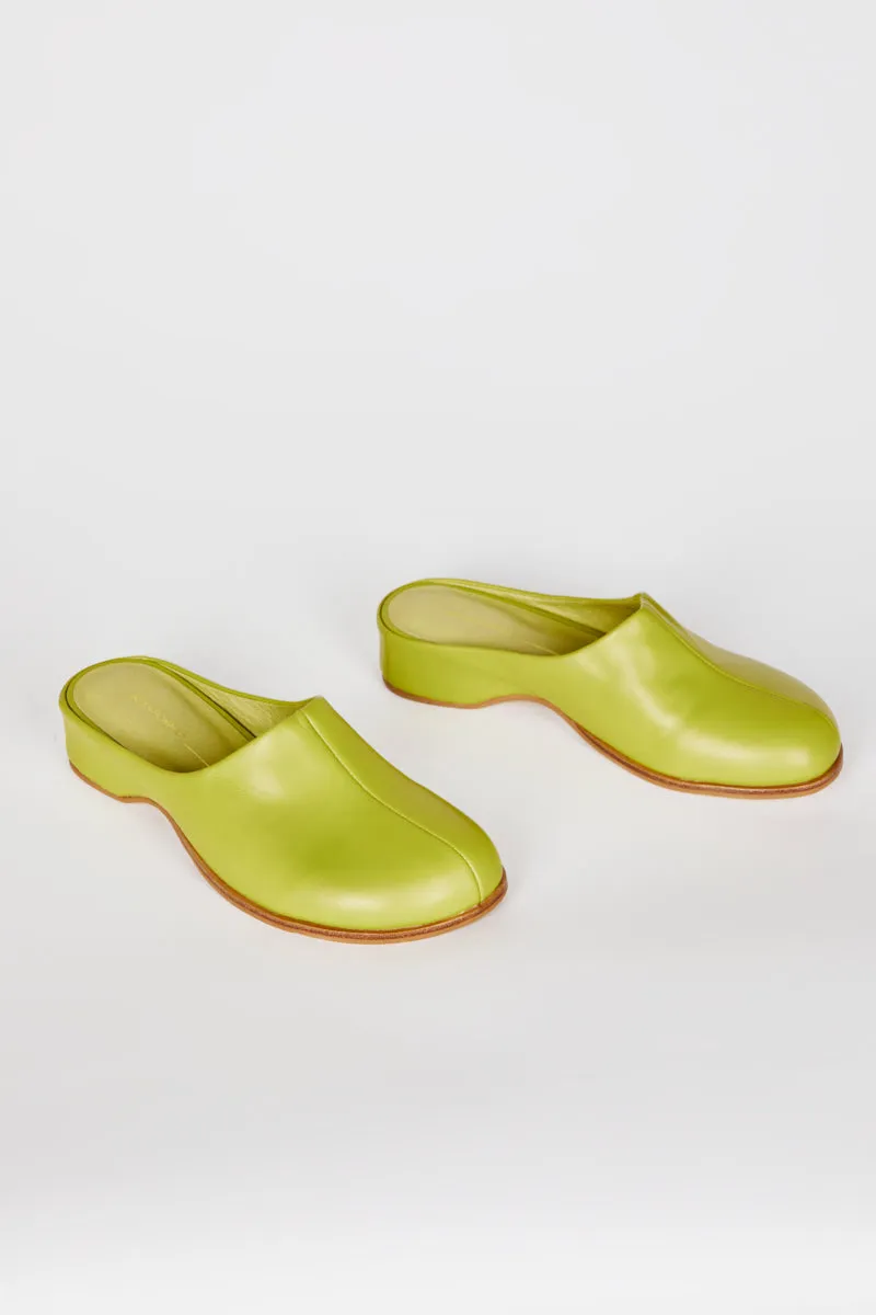 Shift Leather Bubble Clog