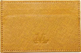 Small Mustard Yellow leather Card Holder