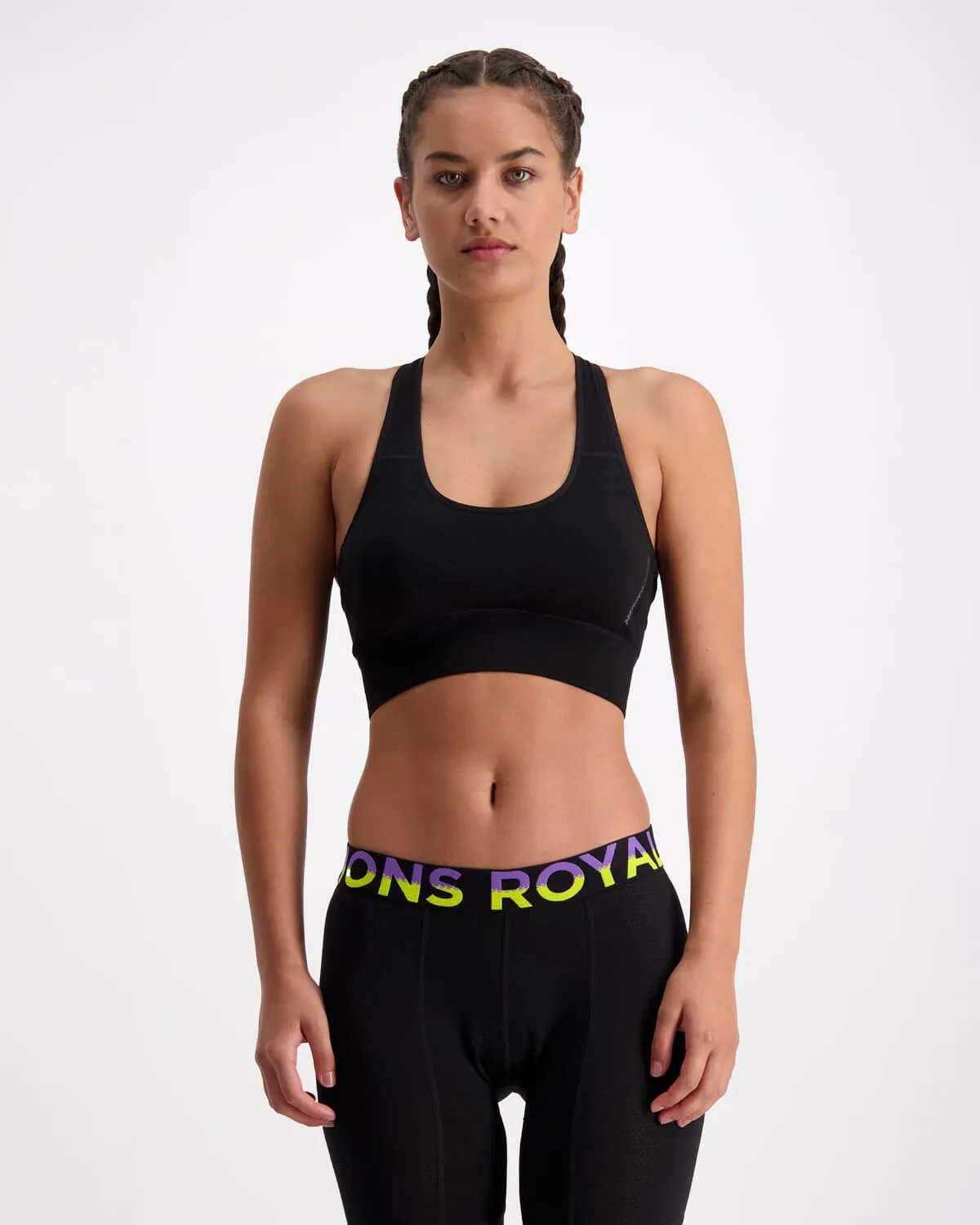 Stratos Merino Sports Bra - Black