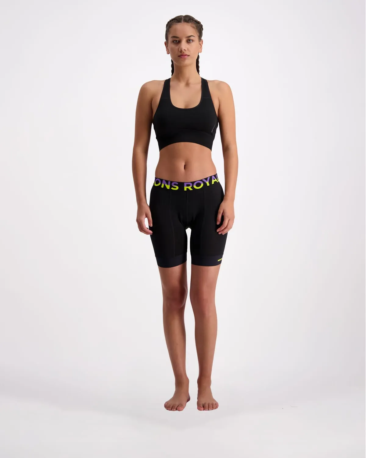 Stratos Merino Sports Bra - Black