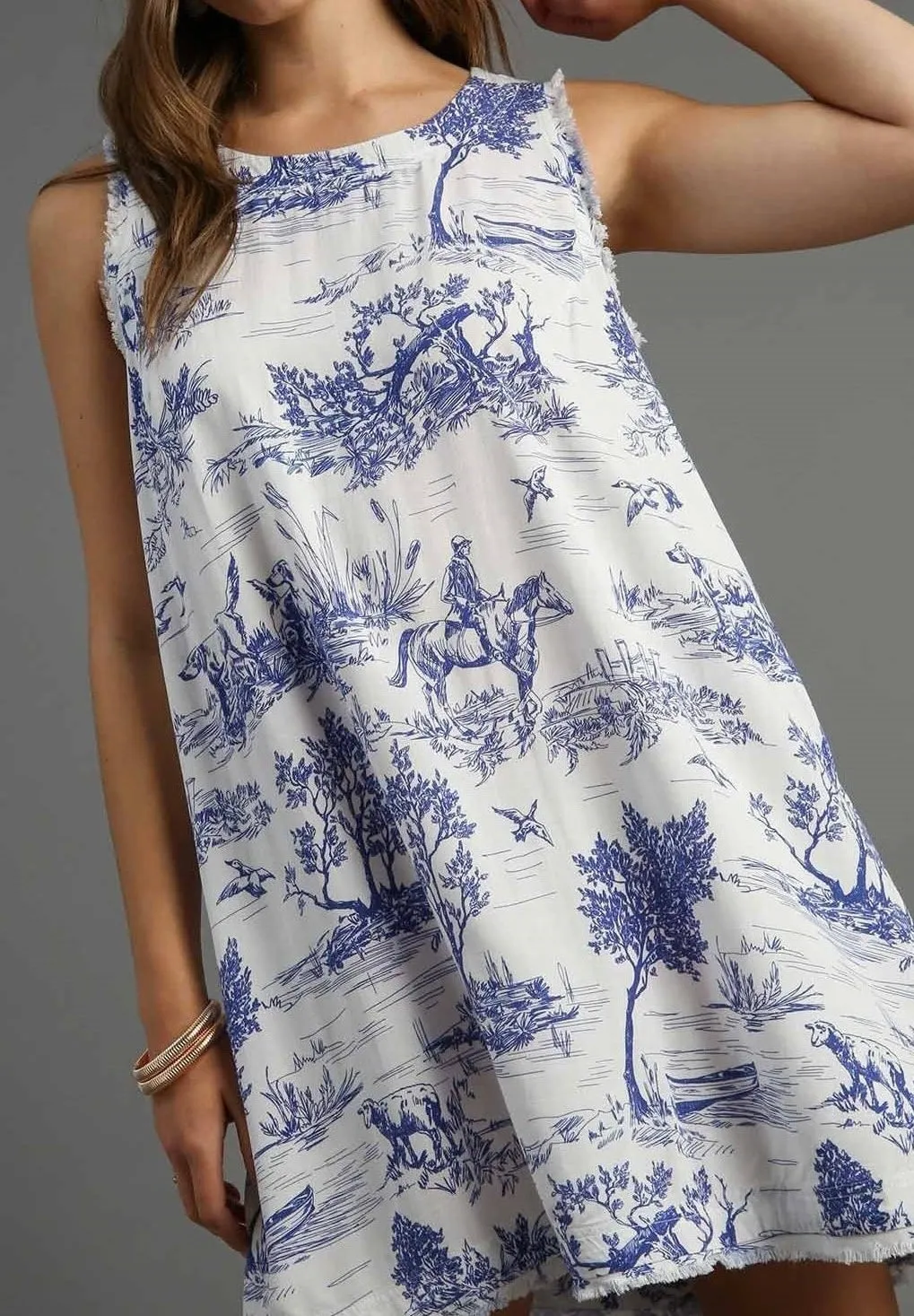 Toile Shift Dress