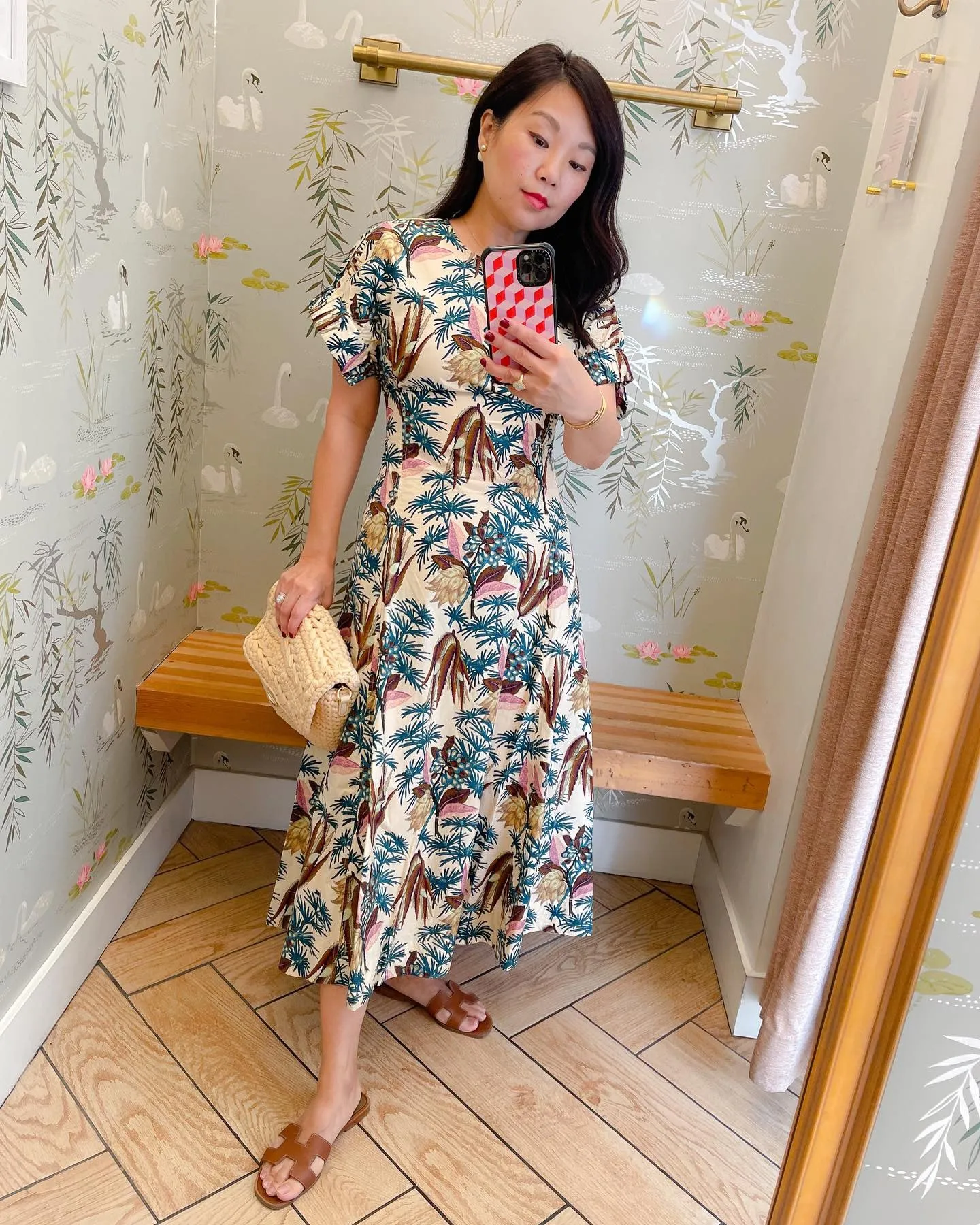 Sure! Here’s an optimized title for the Ulla Johnson Devon Dress:

Ulla Johnson Womens Devon Floral Midi Dress - Elegant Bohemian Style with Adjustable Straps and Tiered Skirt