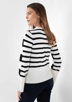 Valeria Fabric 22'' Striped Pullover