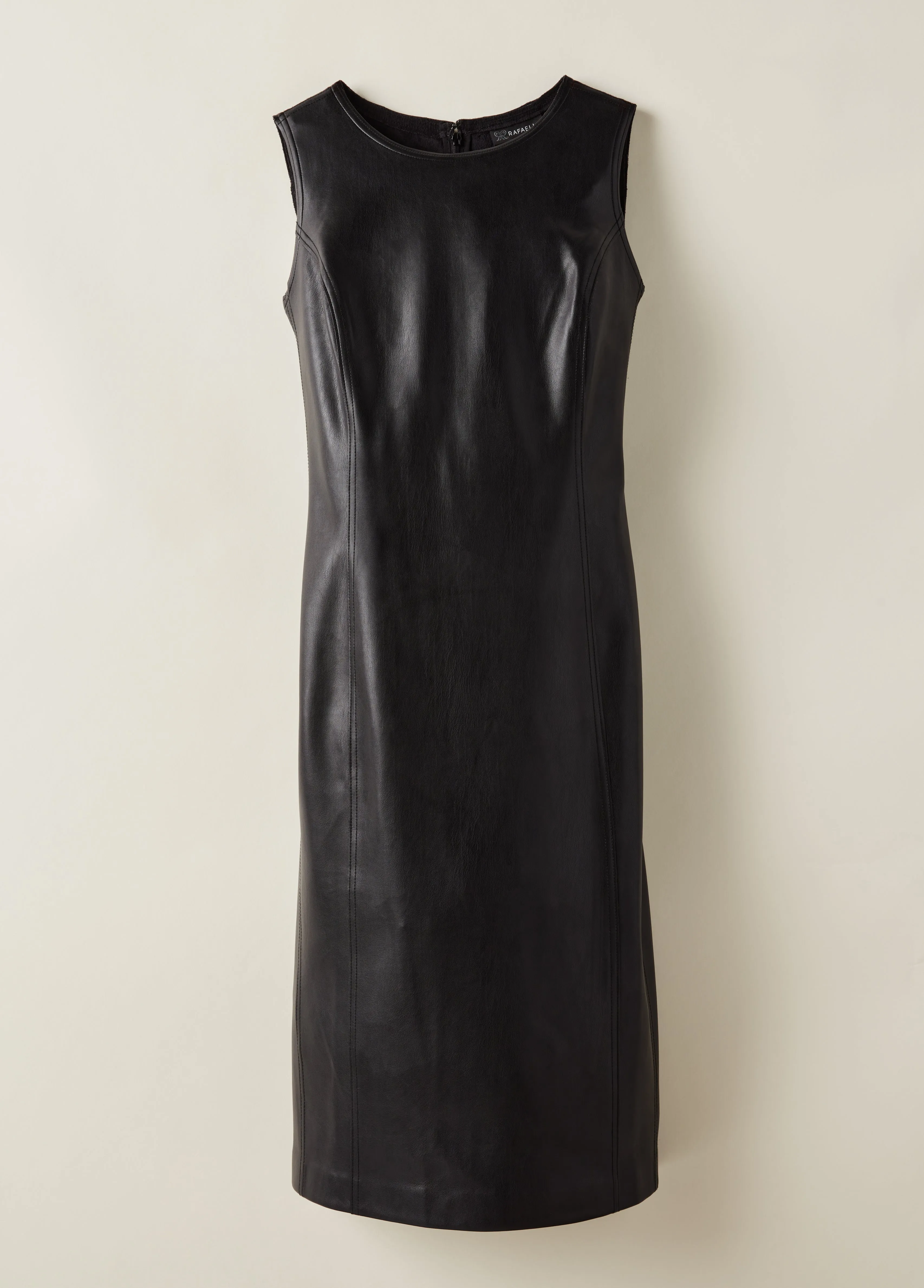 Vegan Leather Shift Dress