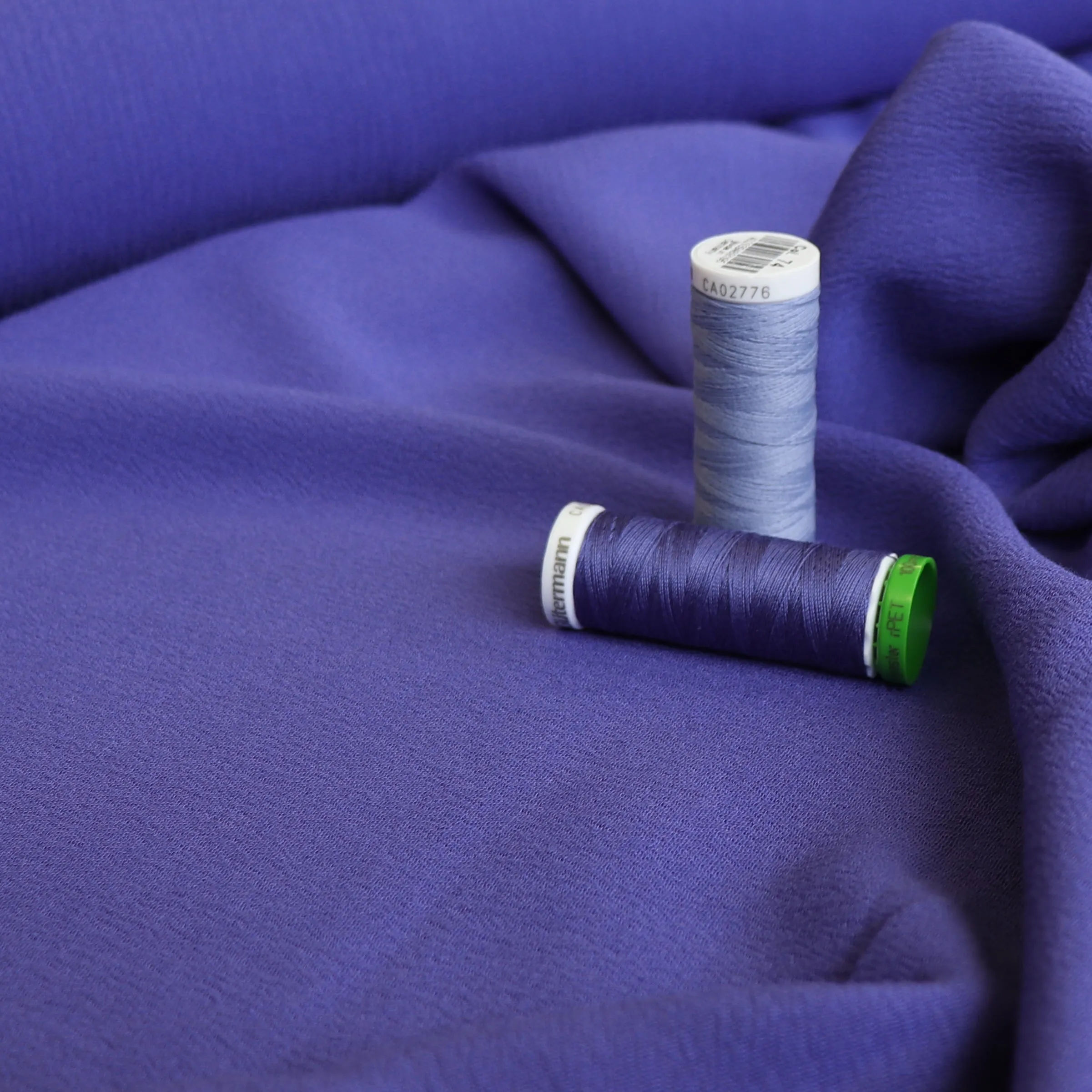 Viscose Crepe - Blue Iris