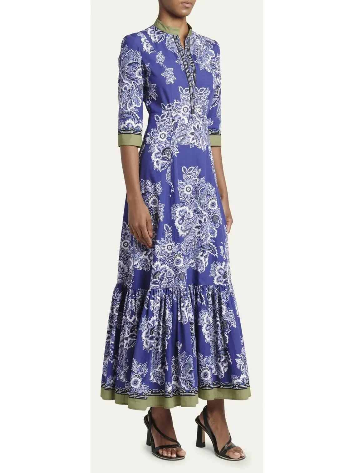 Women’s Bandana-Print 3/4 Sleeve Dress