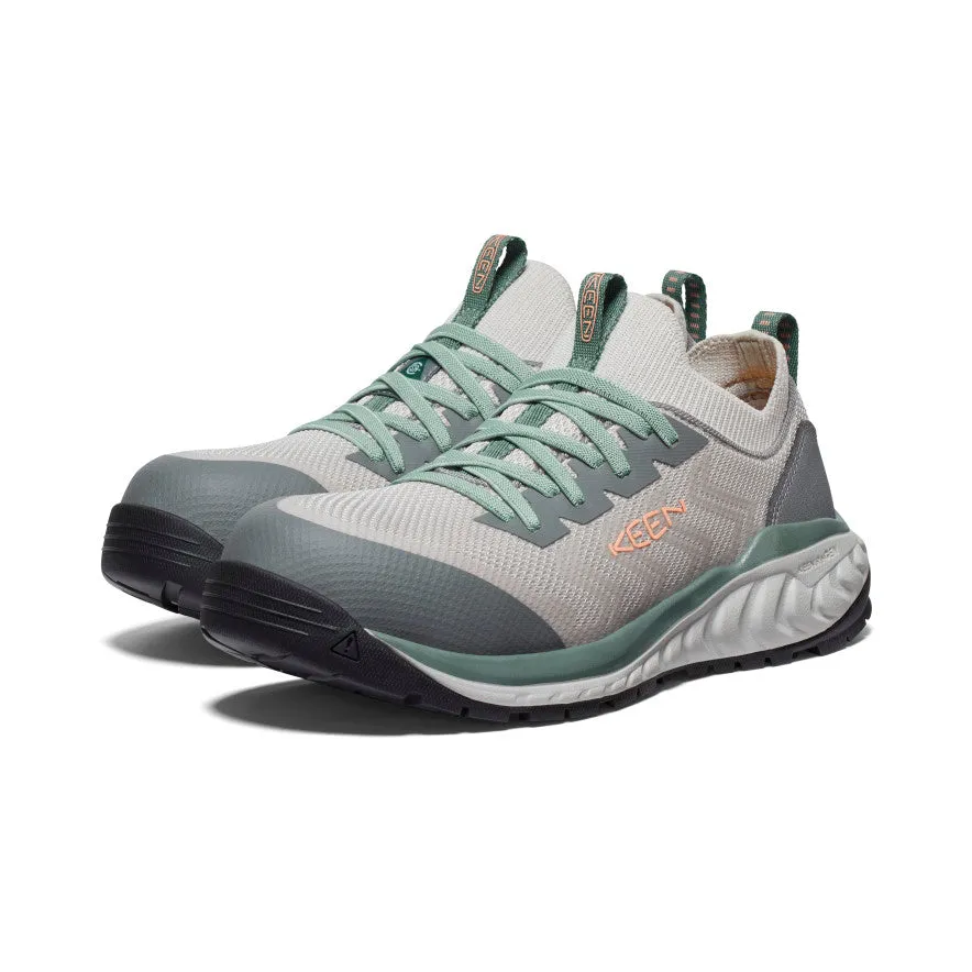 Women's CSA Arvada Shift Work Sneaker (Carbon-Fiber Toe)  |  Steel Grey/Granite Green