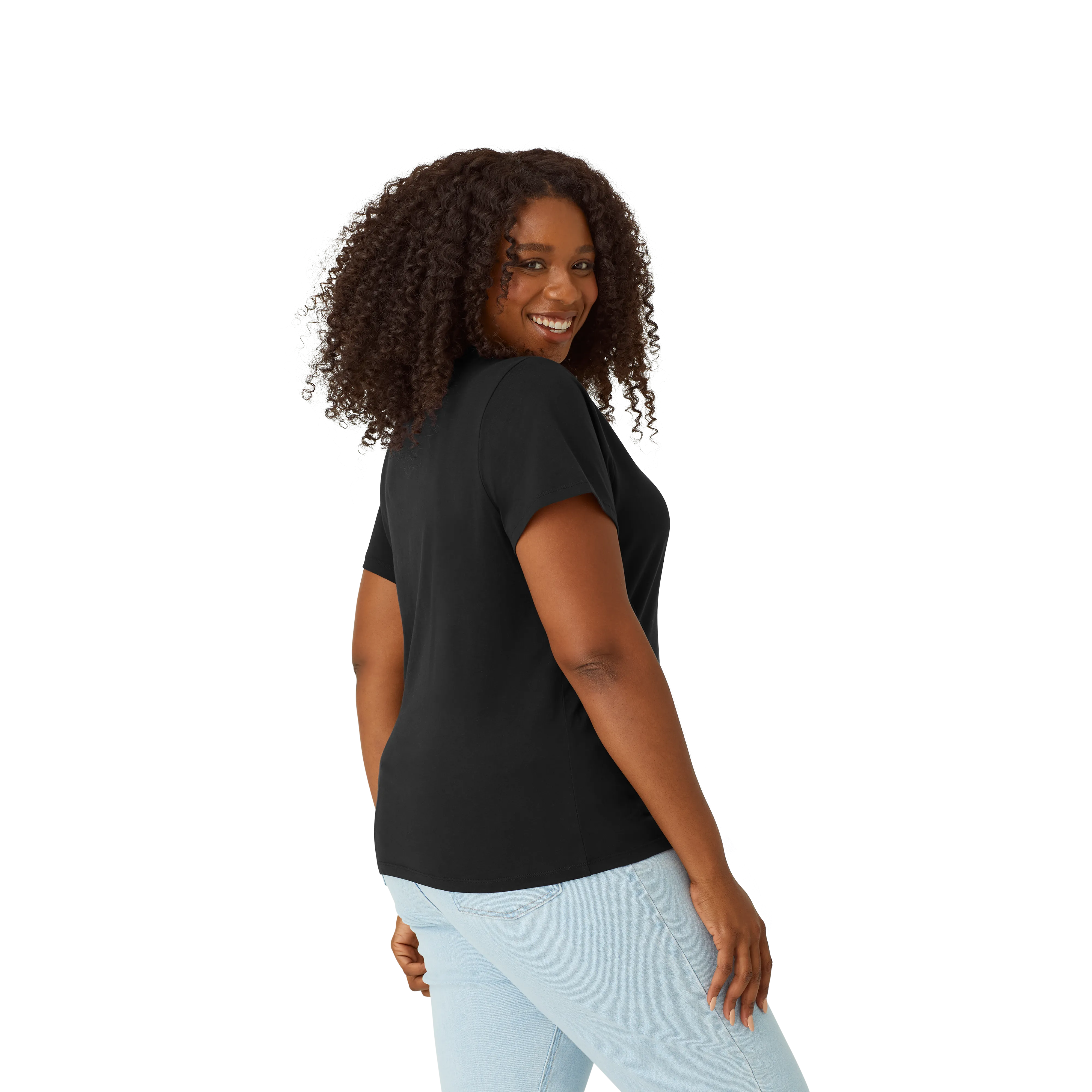 Women's Pima Cotton Crew Neck T-Shirt