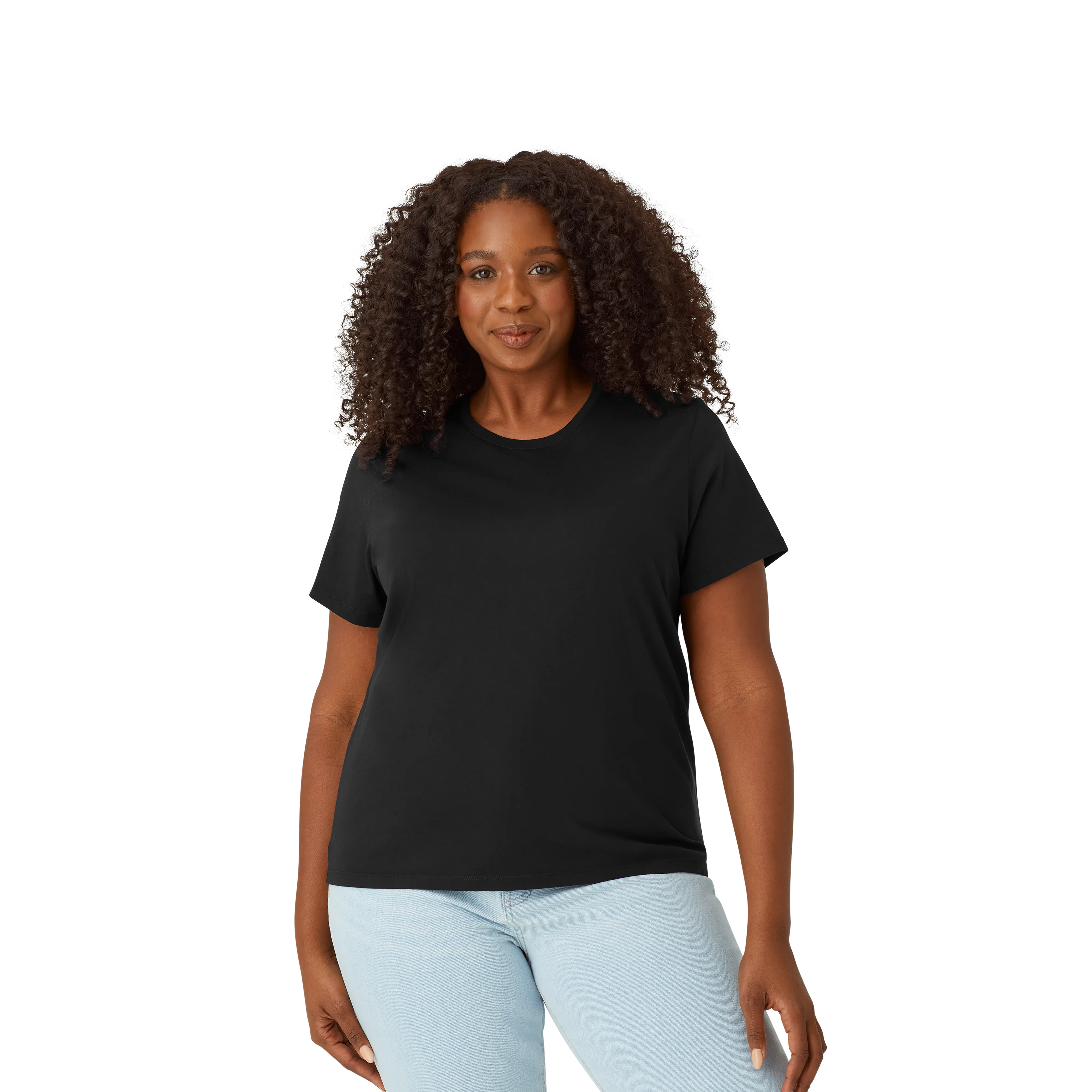 Women's Pima Cotton Crew Neck T-Shirt