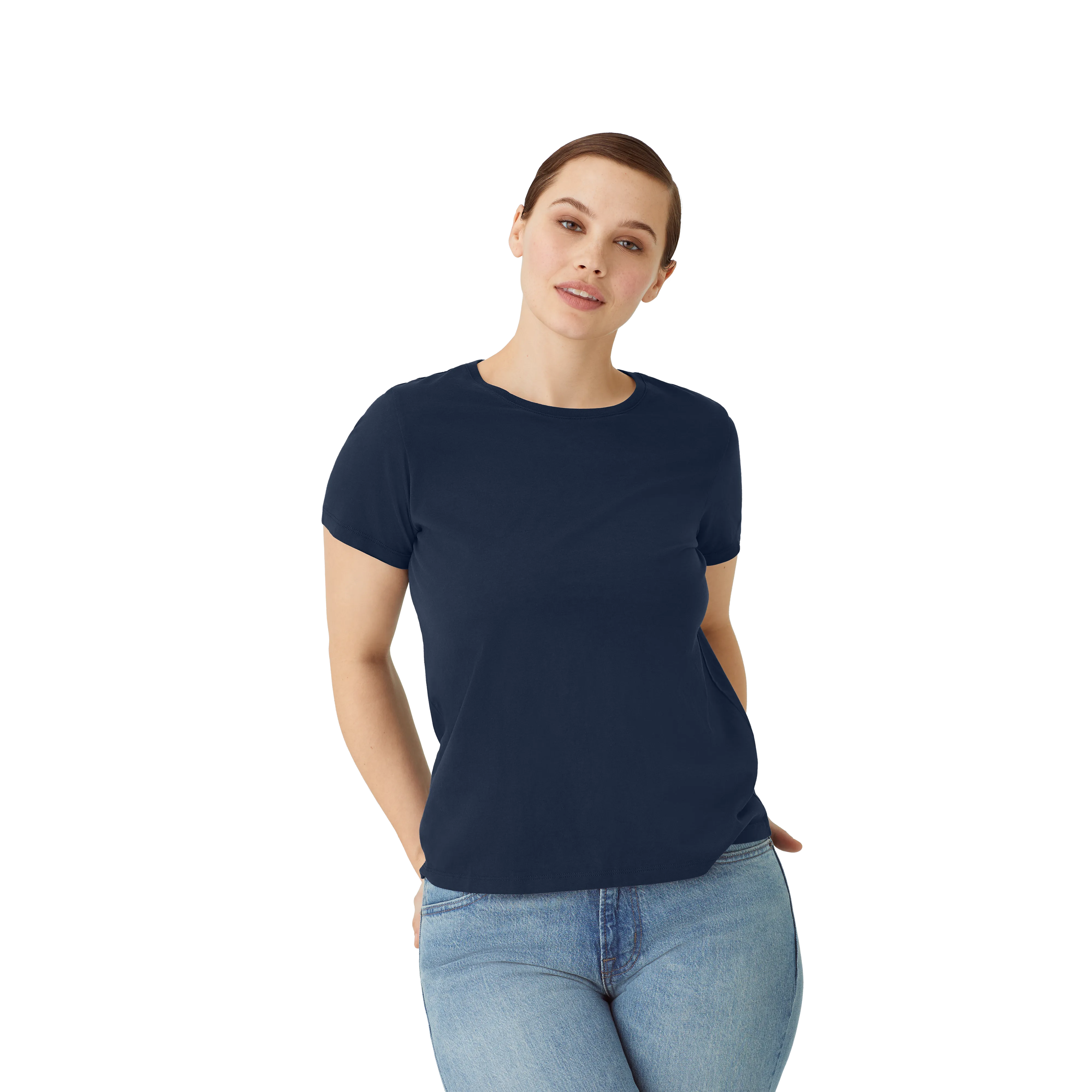 Women's Pima Cotton Crew Neck T-Shirt